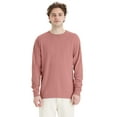 thumbnail image 1 of Hanes Long Sleeve Cotton T-Shirt Unisex Garment Dyed Tee Crewneck Cotton, 1 of 7