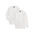 thumbnail image 1 of Hanes Long Sleeve Men T-Shirt 2-Pack Beefy-T Crewneck Soft Cotton Full Cut S-3XL, 1 of 3