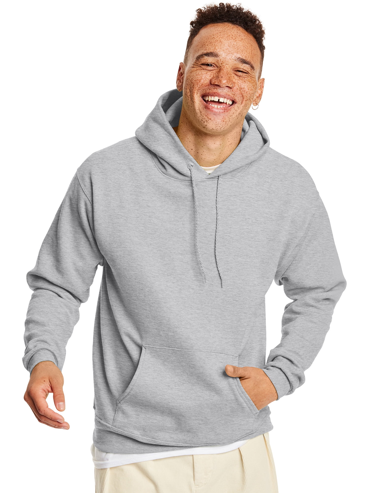 Hanes Long Sleeve Pullover Relaxed Fit Hoodie (Men's or Men's Big & Tall) 1  Pack 