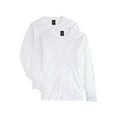 thumbnail image 1 of Hanes Long Sleeve T-Shirt 2-Pack Men Crewneck Lightweight Slim Fit Perfect S-3XL, 1 of 3