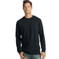 thumbnail image 1 of Hanes Long-Sleeve T-Shirt 4-Pack Tee ComfortSoft Men's 100% Cotton Heavyweight, 1 of 6