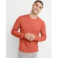 thumbnail image 1 of Hanes Long Sleeve T-Shirt Originals Men's Cotton Crewneck Lightweight US Cotton, 1 of 5