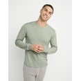 thumbnail image 1 of Hanes Long Sleeve T-Shirt Originals Men's Cotton Crewneck Lightweight US Cotton, 1 of 7