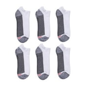 HANES Low Cut 6-Pack Socks Mens Max Cushion, Wicking Cool ComfortBlend