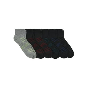 Hanes MOVES Men's Ankle Socks, 6-12, 6-Pairs