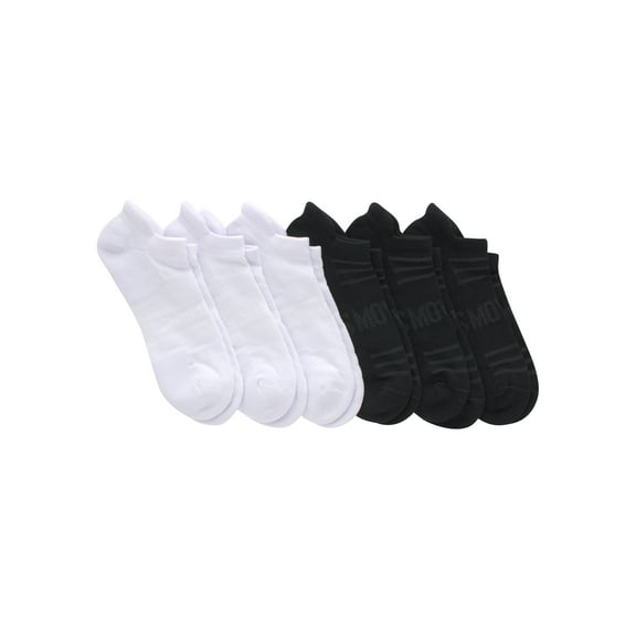 Hanes MOVES Men's Heel Shield Socks, 6-12, 6-Pairs