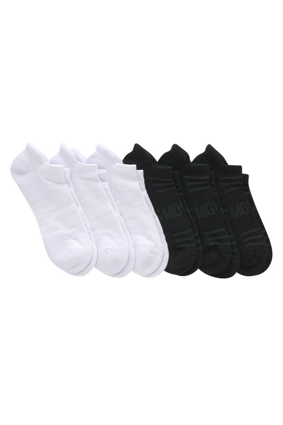 MOVES Men's Heel Shield Socks, 6-12, 6-Pairs