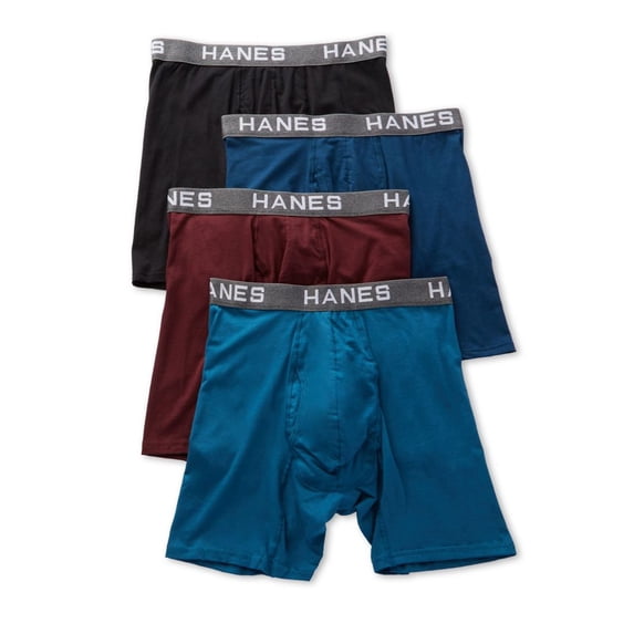 Men's Hanes UFBBA4 Ultimate ComfortFlex Fit Boxer Briefs - 4 Pack (Assorted 2XL)