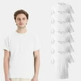 thumbnail image 1 of Hanes - Men Bulk T-Shirt, Short Sleeve Tee | Crew Neck, Classic Fit Tee | 5 oz, 100% Cotton | White Pack of- 6, Size: M, 1 of 5