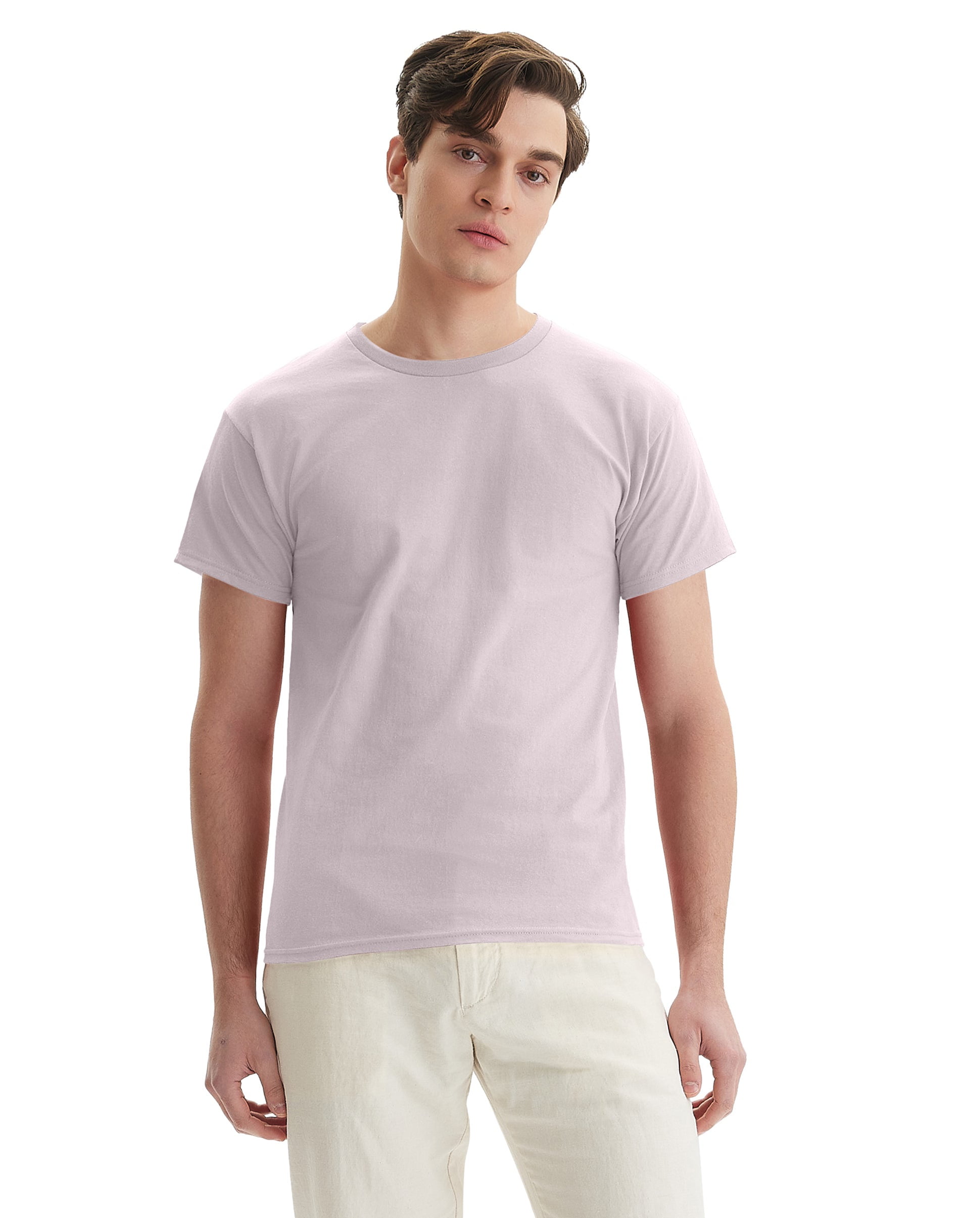 Hanes Men Crew neck T-Shirt 4-Pack ComfortSoft 100% Cotton