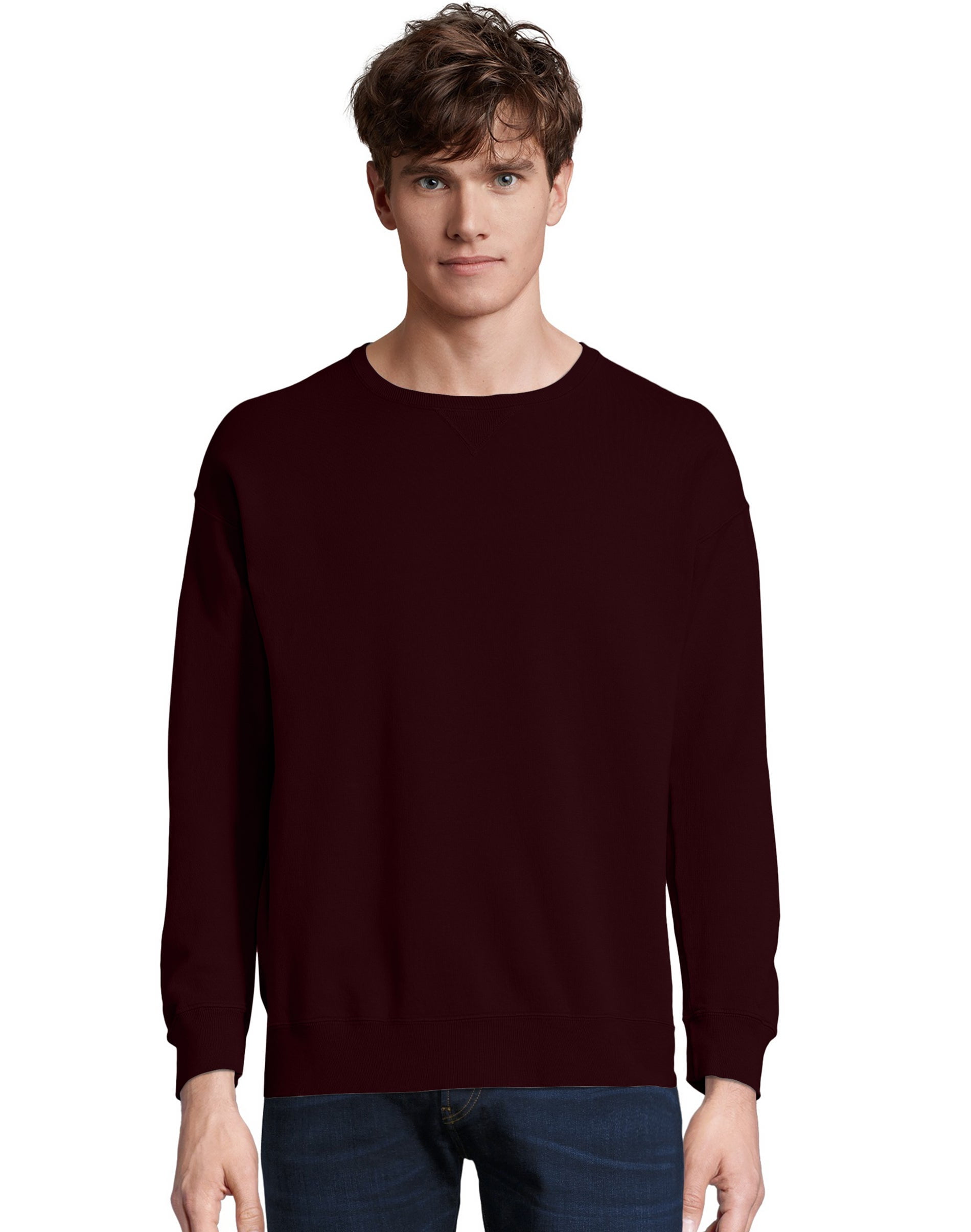 Hanes Men Crewneck Long Sleeve fashion sweatshirts