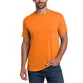 thumbnail image 1 of Hanes Men Essential-T High Visibility T-Shirt, Short Sleeve Tee, Safety Orange, CVC Blend, S, 1 of 6