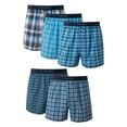 thumbnail image 1 of Hanes Men Hanes Men's Tagless Boxers with Exposed Waistband, Assorted Multi-Packs and Colors, 1 of 6