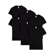 Hanes Men T-Shirt 6Pack Short Sleeve Tee Crewneck Midweight Essentials Authentic