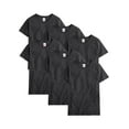 thumbnail image 1 of Hanes Men T-Shirt 6Pack Short Sleeve Tee Crewneck Midweight Essentials Authentic, 1 of 6