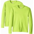 thumbnail image 1 of Hanes Men Two Pack Long-Sleeve Cool Dri T-Shirts, Pack of 2, 1 of 1