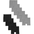 thumbnail image 1 of Hanes Men's Cool Dri Tagless Boxer Briefs With Comfort Flex Waistband, Multipack, 10 Pack - Marled Black/Gray Assorted , Small, 1 of 4
