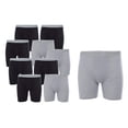 thumbnail image 1 of Hanes Men's 10-Pack Boxer Briefs with Comfort Flex Waistband, Black/Grey, Large, 1 of 4