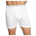 thumbnail image 1 of Hanes Men's 10-Pack Boxer Briefs with Comfort Flex Waistband, White, X-Large, 1 of 1