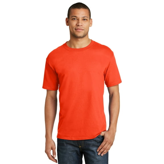 Hanes Men's 100 Percent Cotton Crew Neck T-Shirt - 5180
