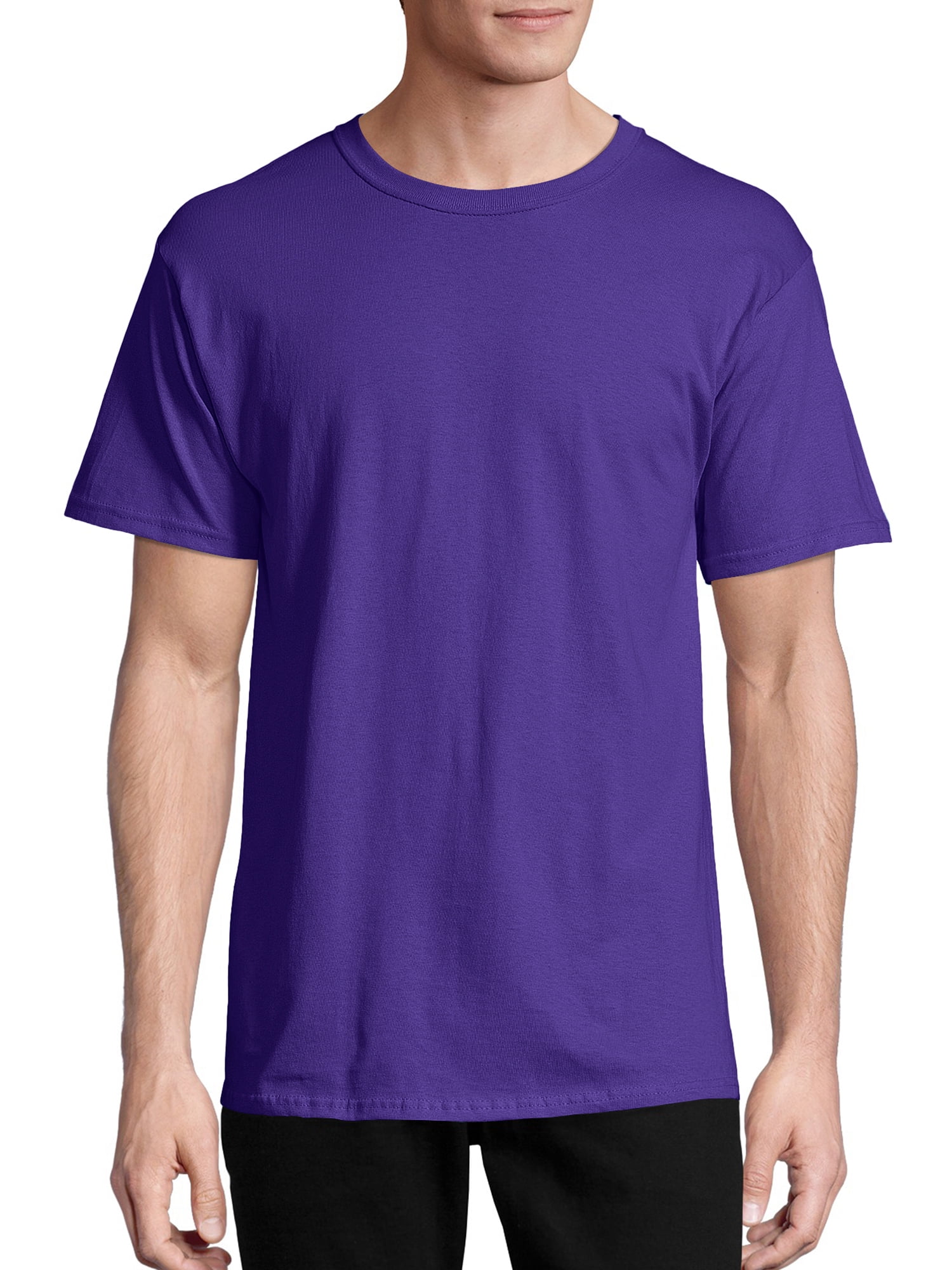 Hanes Men's 100 Percent Cotton Crew Neck T-Shirt. 5280 - Walmart.com