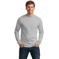 thumbnail image 1 of Hanes Men's 100 Percent Cotton Long Sleeve T-Shirt. 5586, 1 of 1