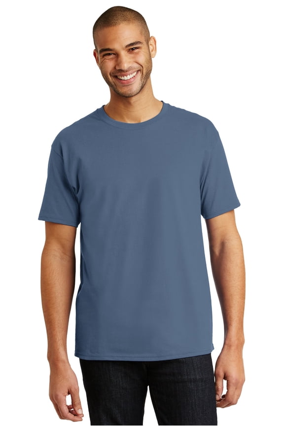 Men's 100 Percent Cotton Tagless T-Shirt. 5250