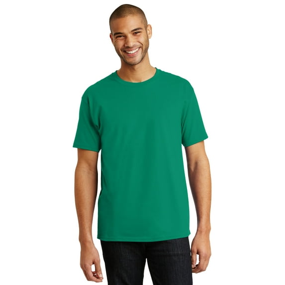 Hanes Men's 100 Percent Cotton Tagless T-Shirt. 5250