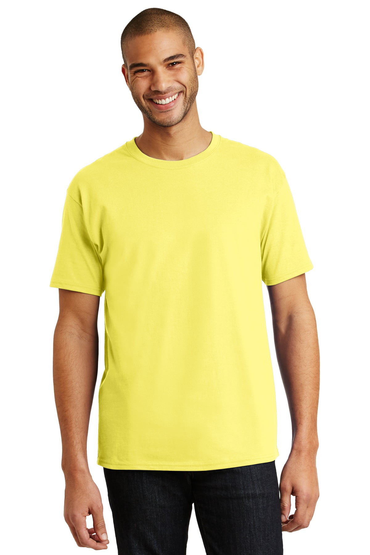 Hanes 5250T Mens Tagless T-Shirt ComfortSoft 100% Cotton