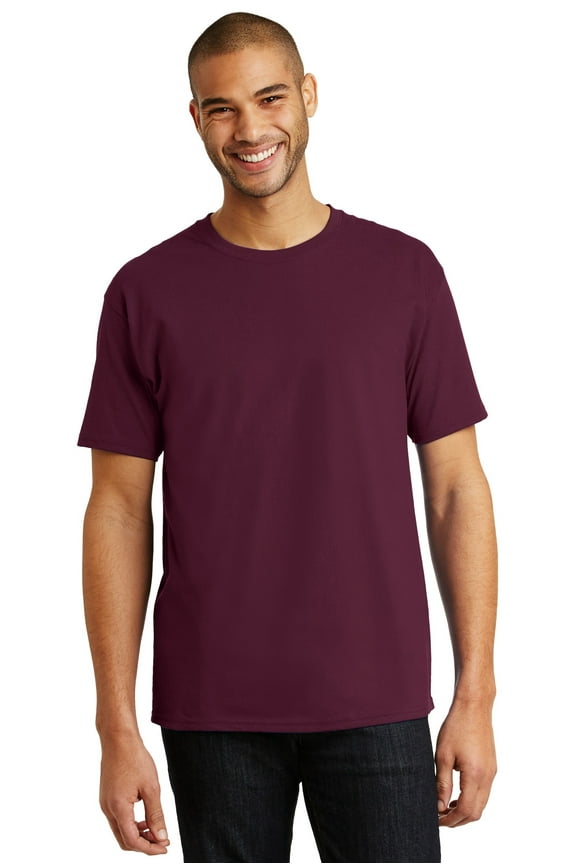 Men's 100 Percent Cotton Tagless T-Shirt. 5250