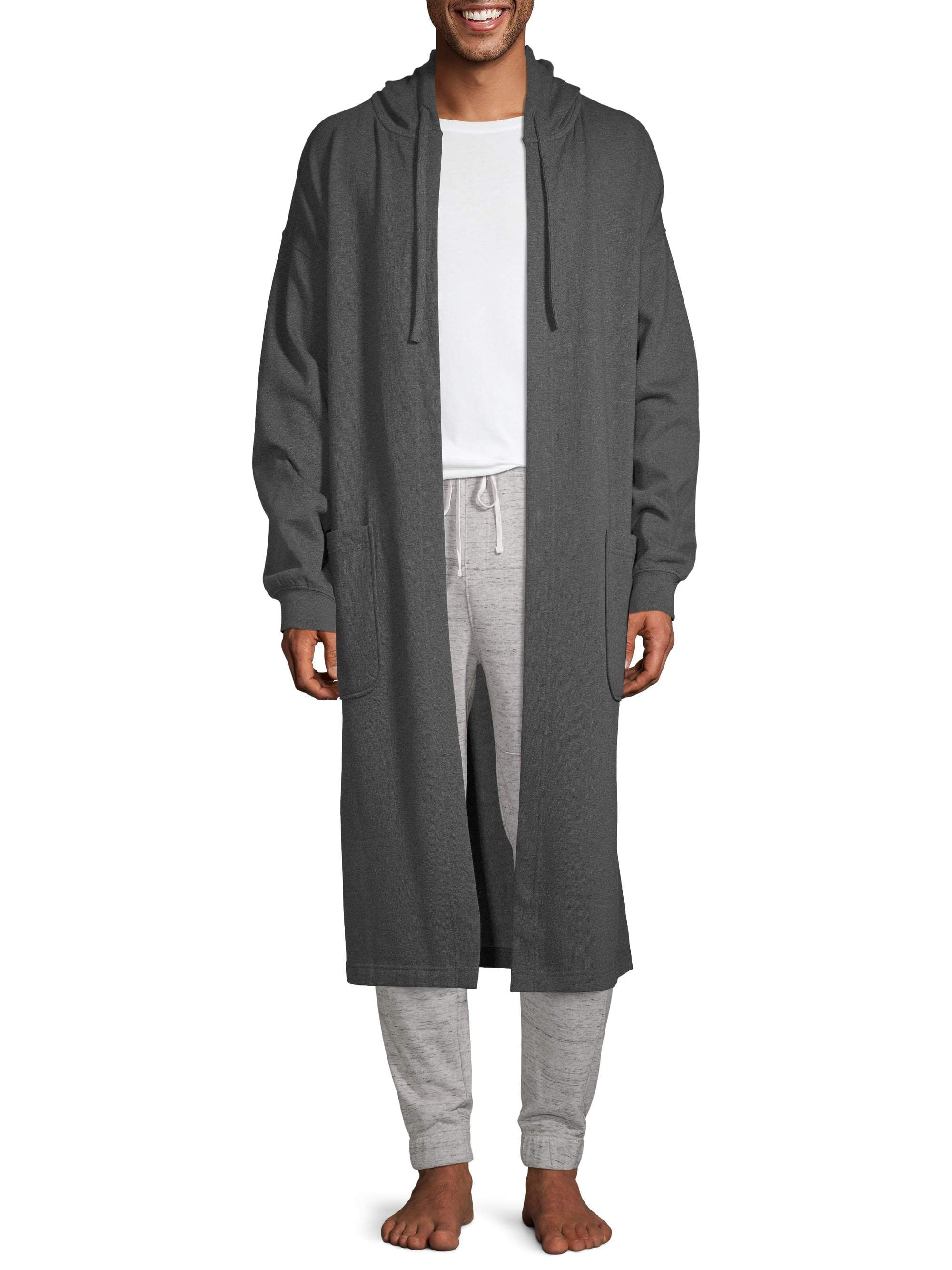 Hanes Men's 1901 Athletic Fleece Hooded Robe