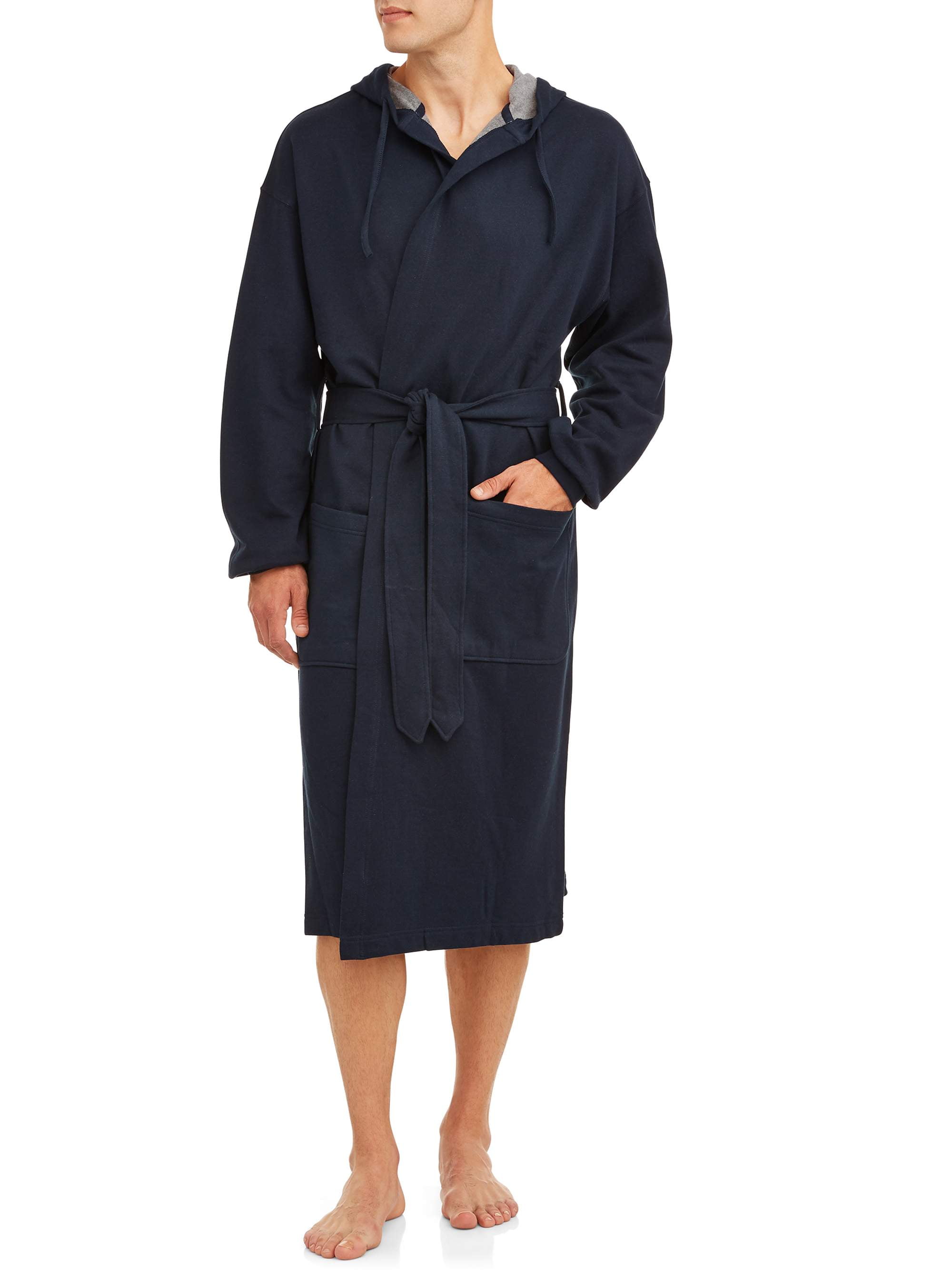 Hanes Men's 1901 Athletic Fleece Hooded Robe