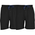 Hanes Men's 2Pack Cotton Knit Shorts Waistband & Pockets, Assorted