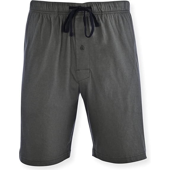 Hanes Men's 2-Pack Knit Short Green Midnight/Sky Captain, Medium