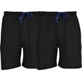 thumbnail image 1 of Hanes Men's 2-Pack Knit Short Heather Gray, Black, Small, 1 of 5
