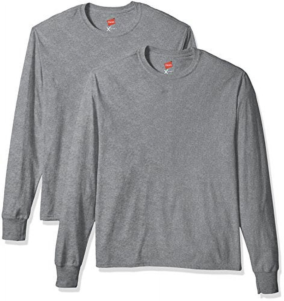 Hanes X-Temp Unisex Performance T-Shirt - Moisture-Wicking Tee In Charcoal Heather (3XL)