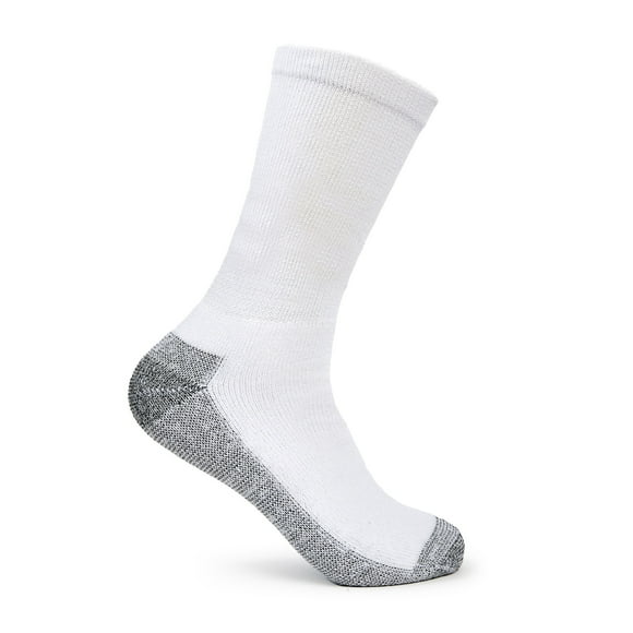 Hanes Men's 24-Pack X-Temp Active Cool Crew Socks White, (Shoe Size 6-12 / Sock Size 10-13) (Fresh IQ Advanced Odor Protection Technology, Extra-Thick Active Cooling / Reinforced Heel & Toe AC1812