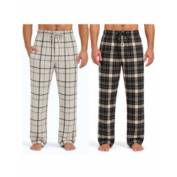 Hanes Men's 2pk Ultrasoft Flannel Sleep Pants, Sizes S-XL