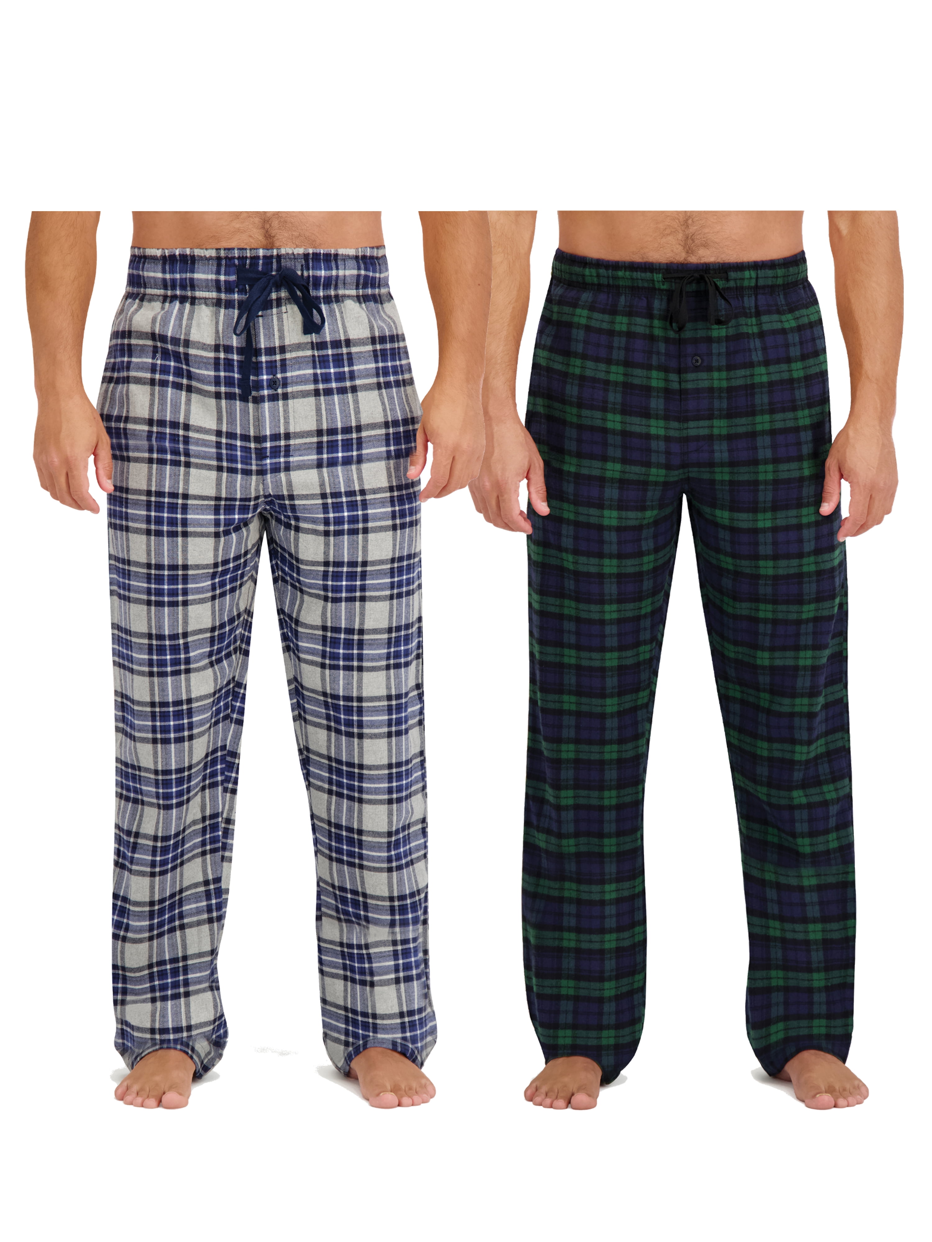 Hanes Men's 2pk Ultrasoft Flannel Sleep Pants, Sizes S-XL