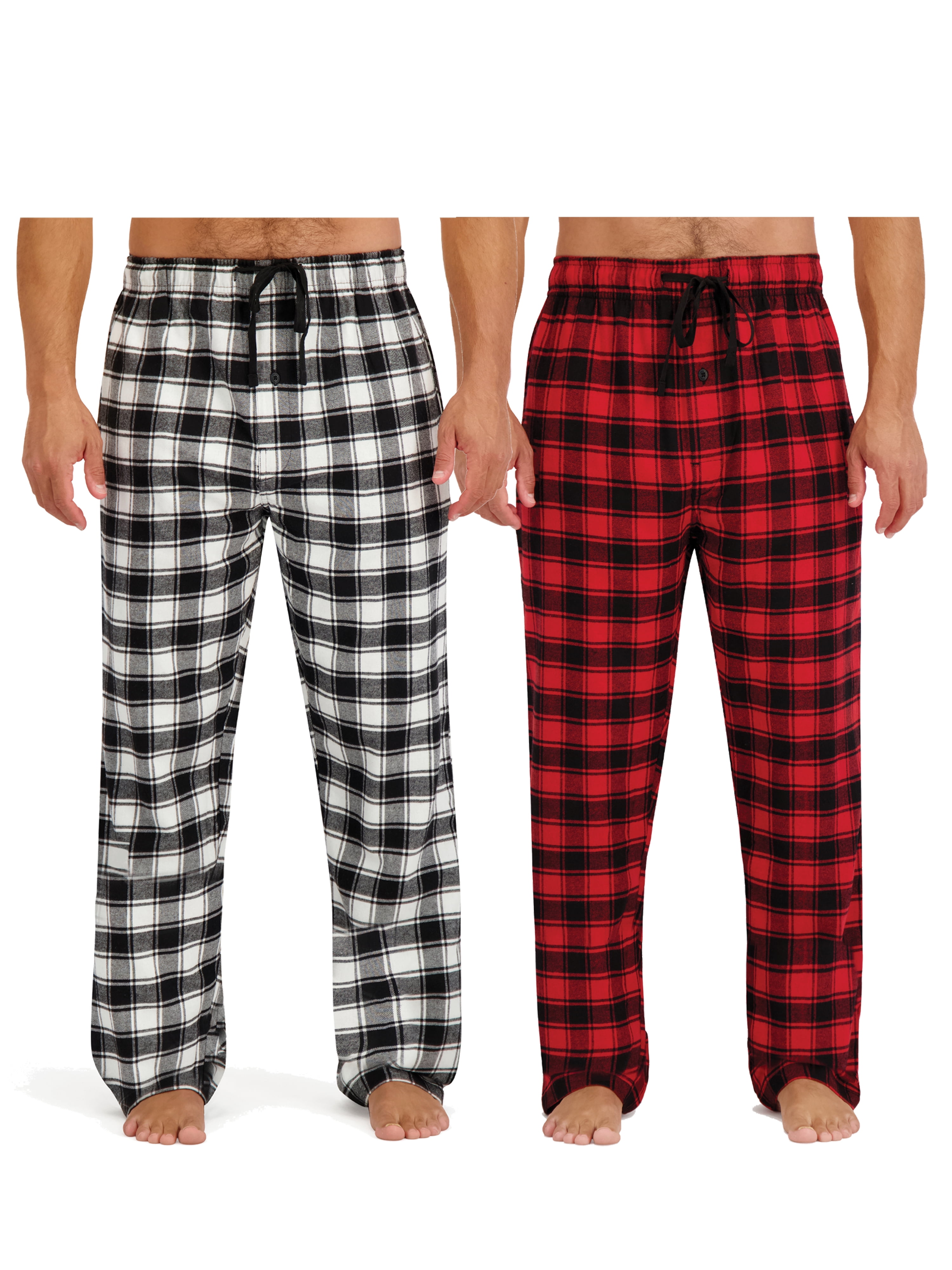 Hanes Men's 2pk Ultrasoft Flannel Sleep Pants, Sizes S-XL