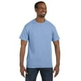 thumbnail image 1 of Hanes Men's 3 Pack Authentic 6 Oz Cotton Crewneck Light Blue T-Shirt, Size 3XL, 1 of 3