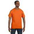 thumbnail image 1 of Hanes Men's 3 Pack Authentic 6 Oz Cotton Crewneck Orange T-Shirt, Size L, 1 of 3