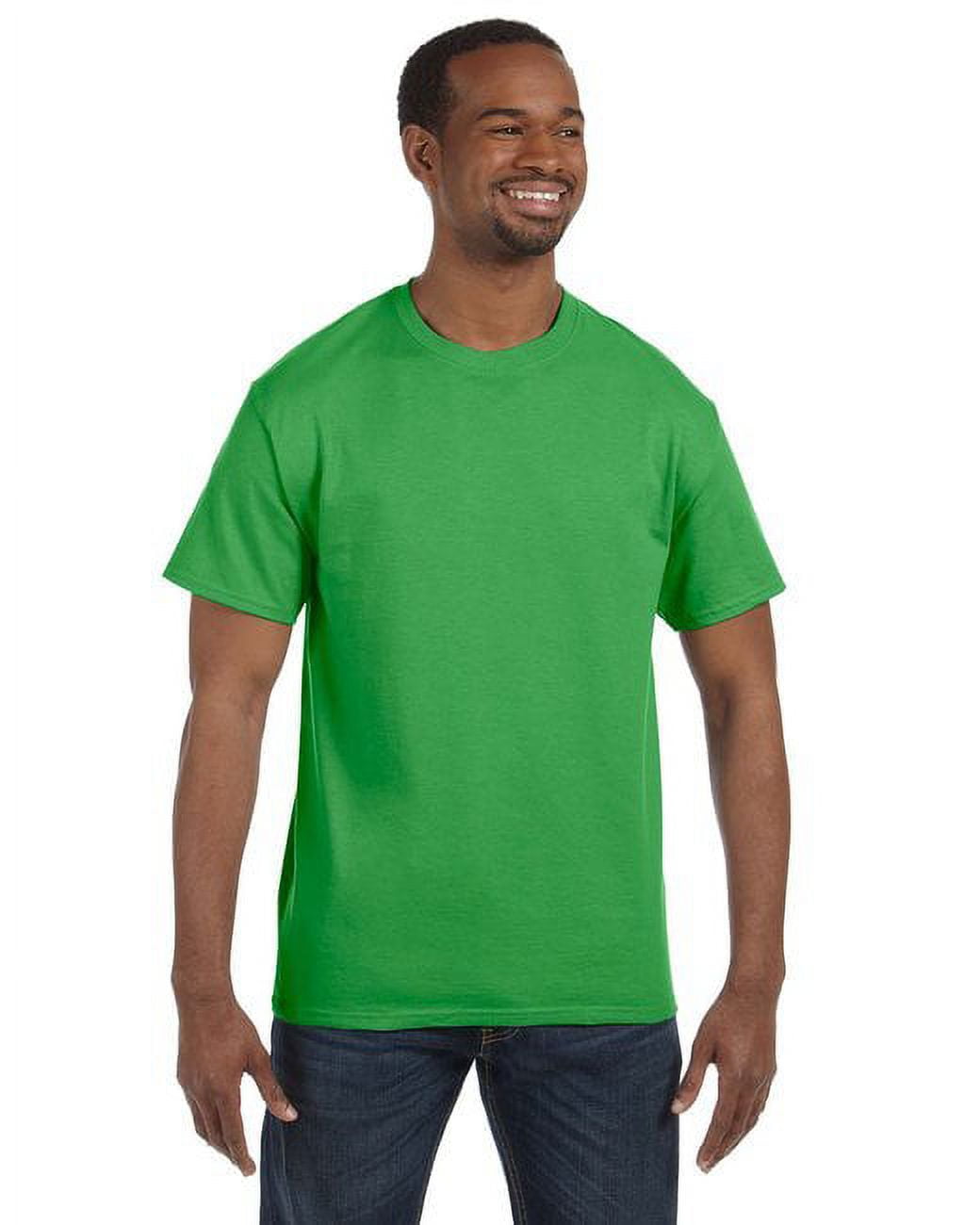 Fresh Clean Threads Men's Crew Neck T-Shirt in Black | Size: 2XLarge