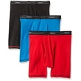 thumbnail image 1 of Hanes Men's 3-Pack X-Temp Comfort Cool Dyed Boxer Brief, Assorted, XX-Large, 1 of 4