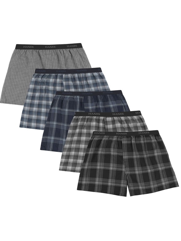 Men's 4 Pack + 1 Extra Bonus Pair Boxer Briefs Assorted Size Small