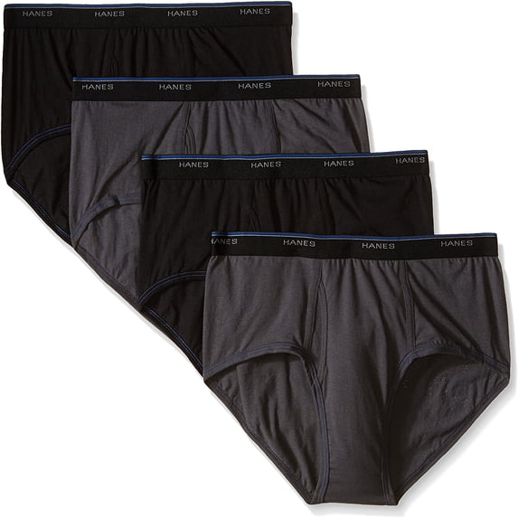 Hanes Men's 4 Pack Comfort Blend Dyed Brief, Assorted Colors, 4X-Large