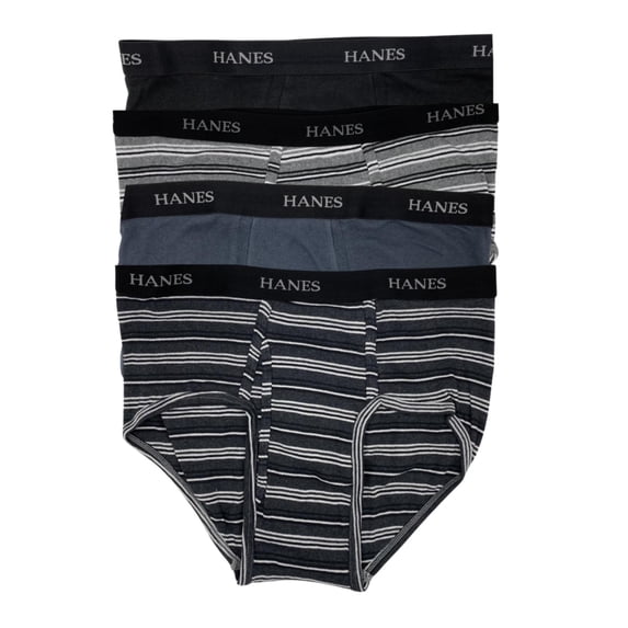 Hanes Men's 4 Tagless Briefs ComfortFlex Waistband Fresh IQ