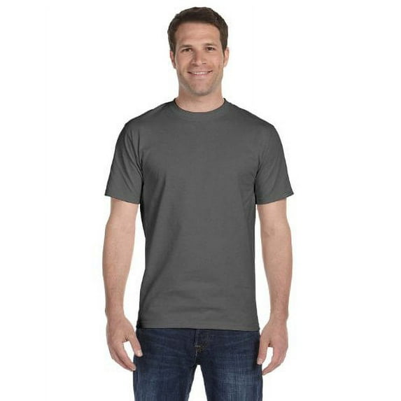 Hanes Men's 4Pack Crew Neck Tagless Black-Grey Undershirts Crewneck T-Shirt 3XL