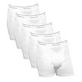 thumbnail image 1 of Hanes Men's 5-Pack Ultimate Boxer Briefs with ComfortFlex Waistband (Small, White), 1 of 2
