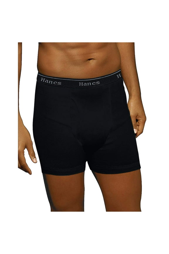 Men's 5-Pack Ultimate Boxer Briefs with ComfortFlex Waistband - X-Large Full Black